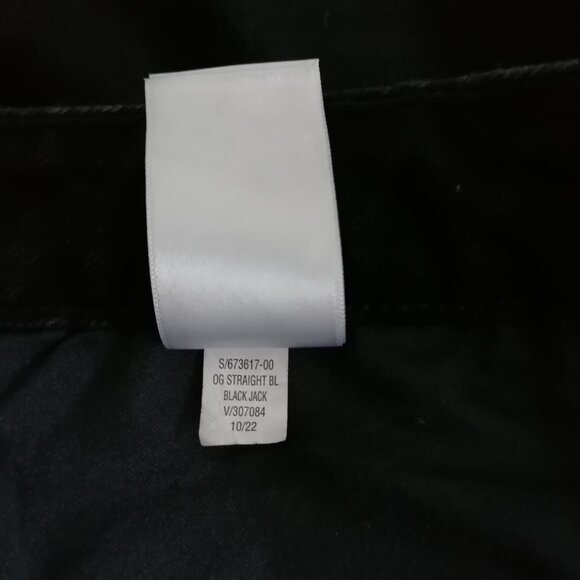 Old Navy Womens Black High Rise O.G. Straight Secret Smooth Pocket Jeans Sz 16P - Picture 9 of 9